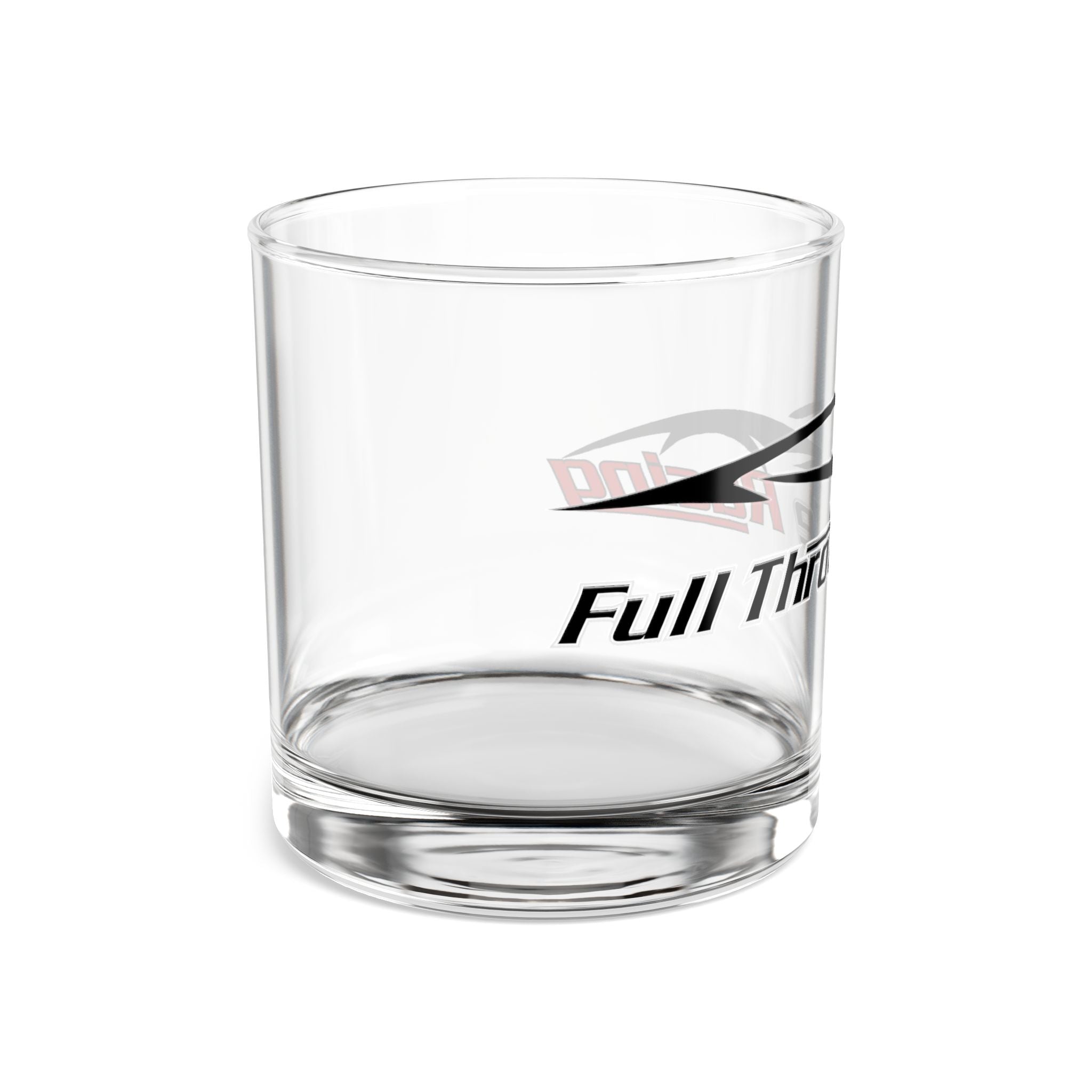 Full Throttle Racing 10oz Rocks Glass — FTR Whiskey / Cocktail Glass