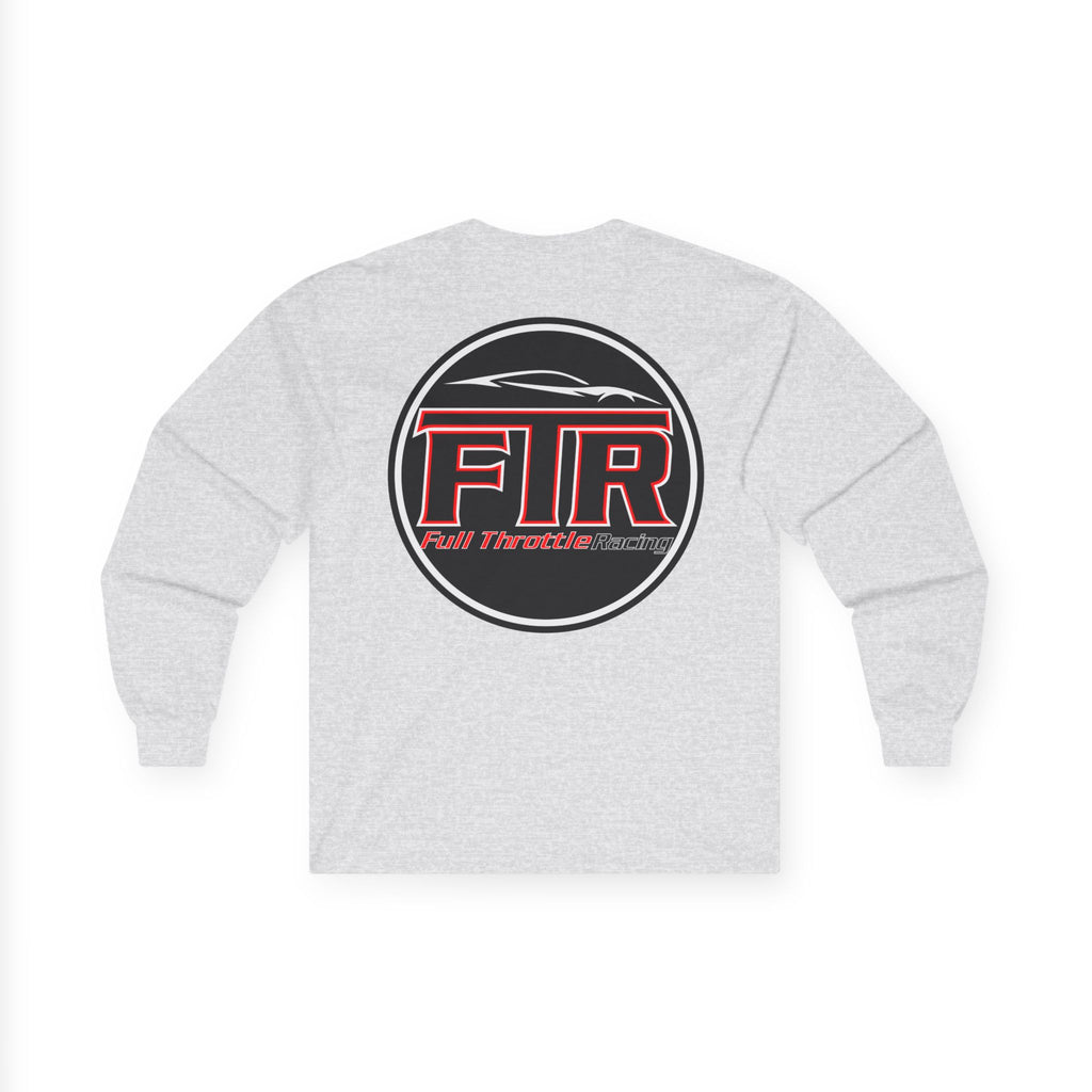 Full Throttle Racing Long Sleeve Tee — FTR Logo Car Racing Shirt