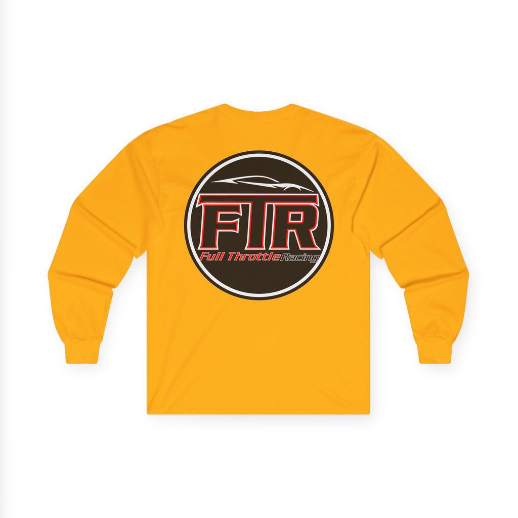 Full Throttle Racing Long Sleeve Tee — FTR Logo Car Racing Shirt
