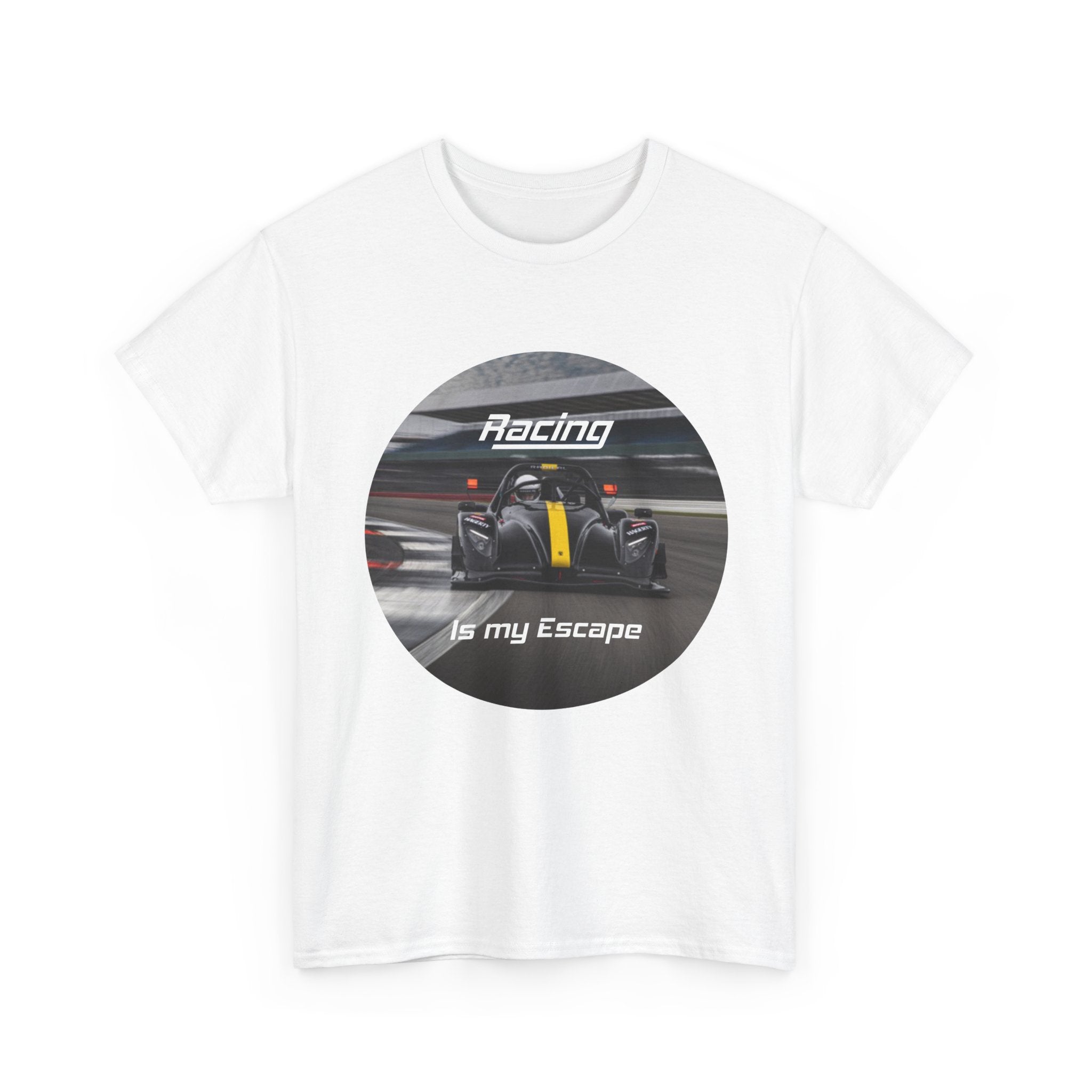 Racing Is My Escape T‑Shirt — Race Car Driver Gift Tee