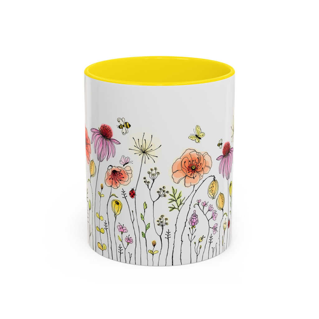 My Kid Made This Wildflower Meadow Accent Coffee Mug – Botanical Floral 11/15oz