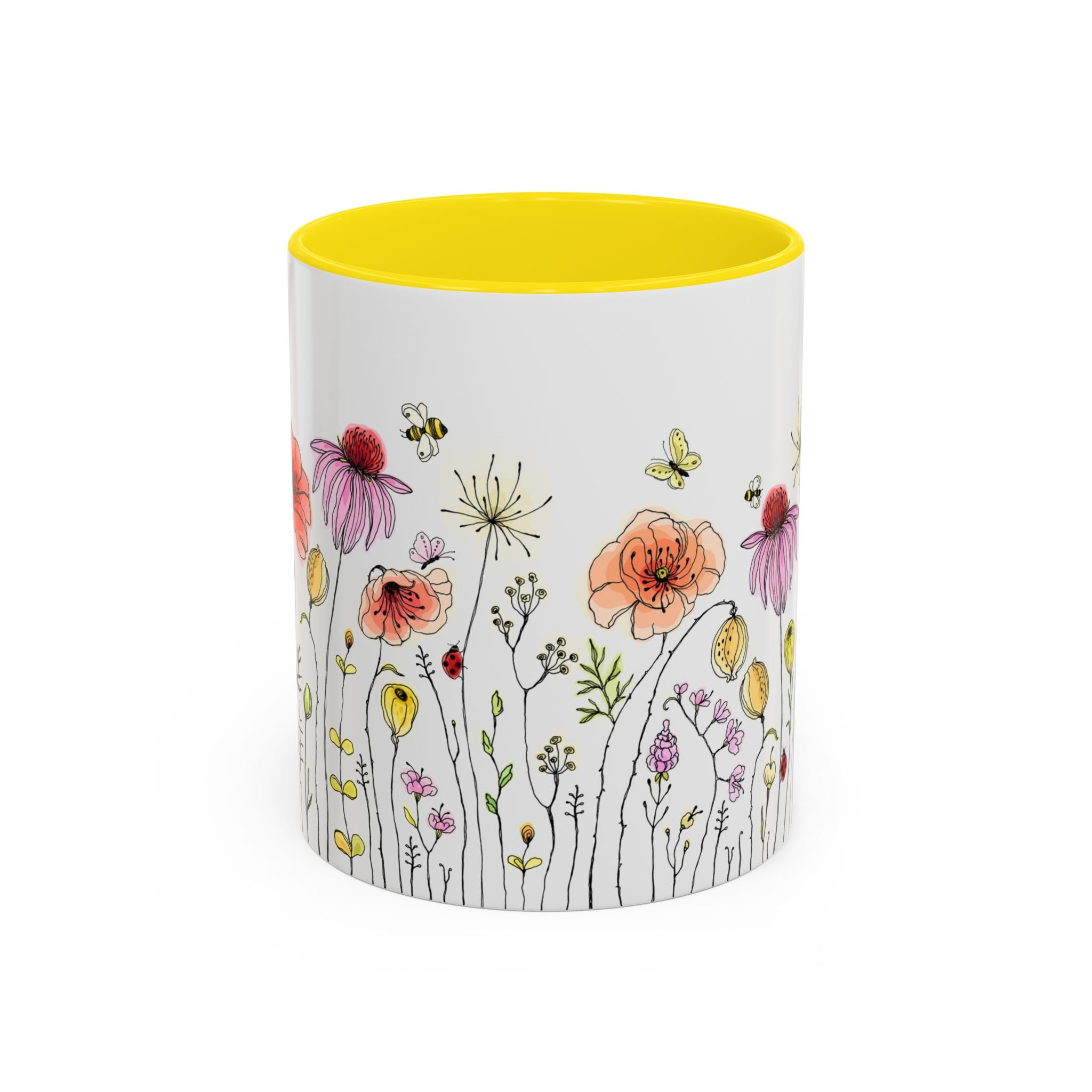 My Kid Made This Wildflower Meadow Accent Coffee Mug – Botanical Floral 11/15oz