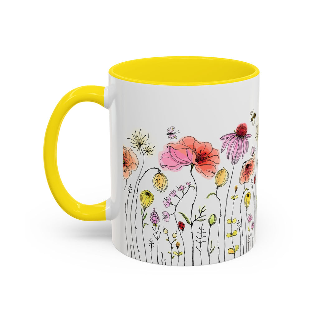 My Kid Made This Wildflower Meadow Accent Coffee Mug – Botanical Floral 11/15oz