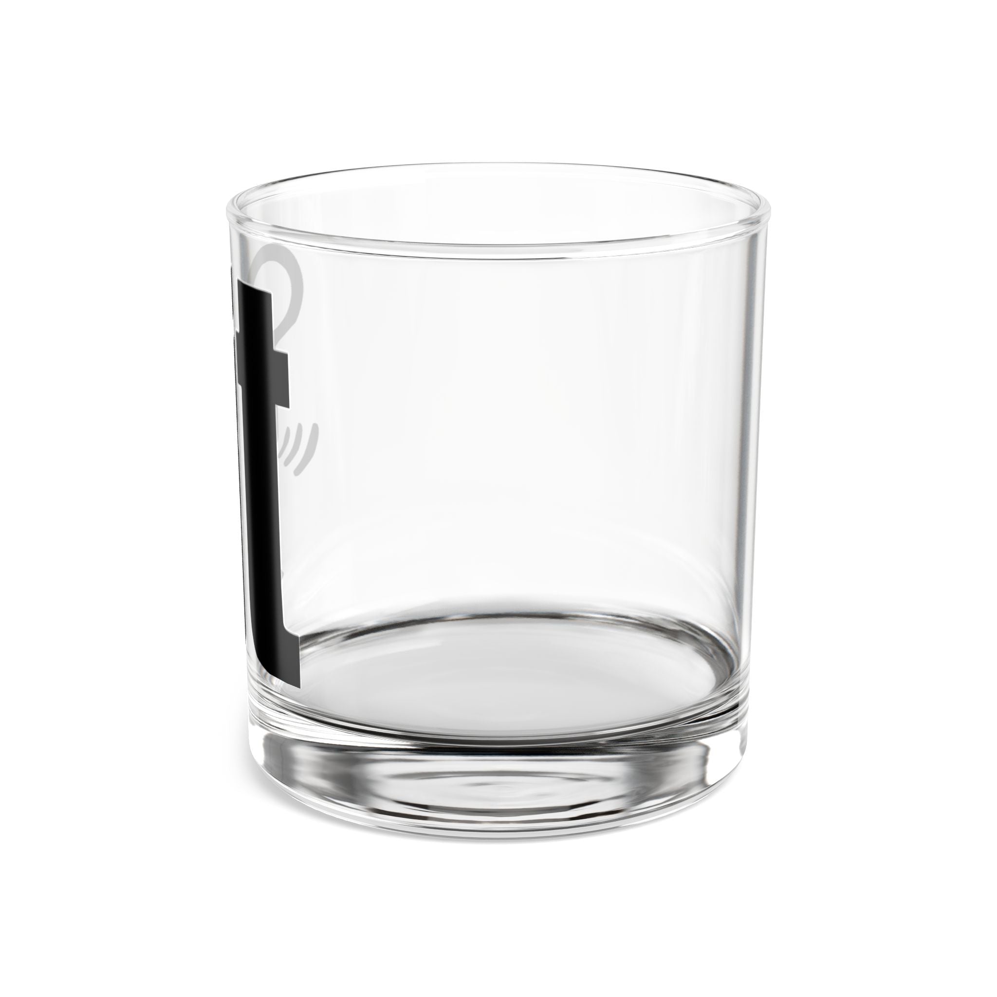 10oz Rocks Glass — Funny 'F**k It' Stick Figure Whiskey Glass