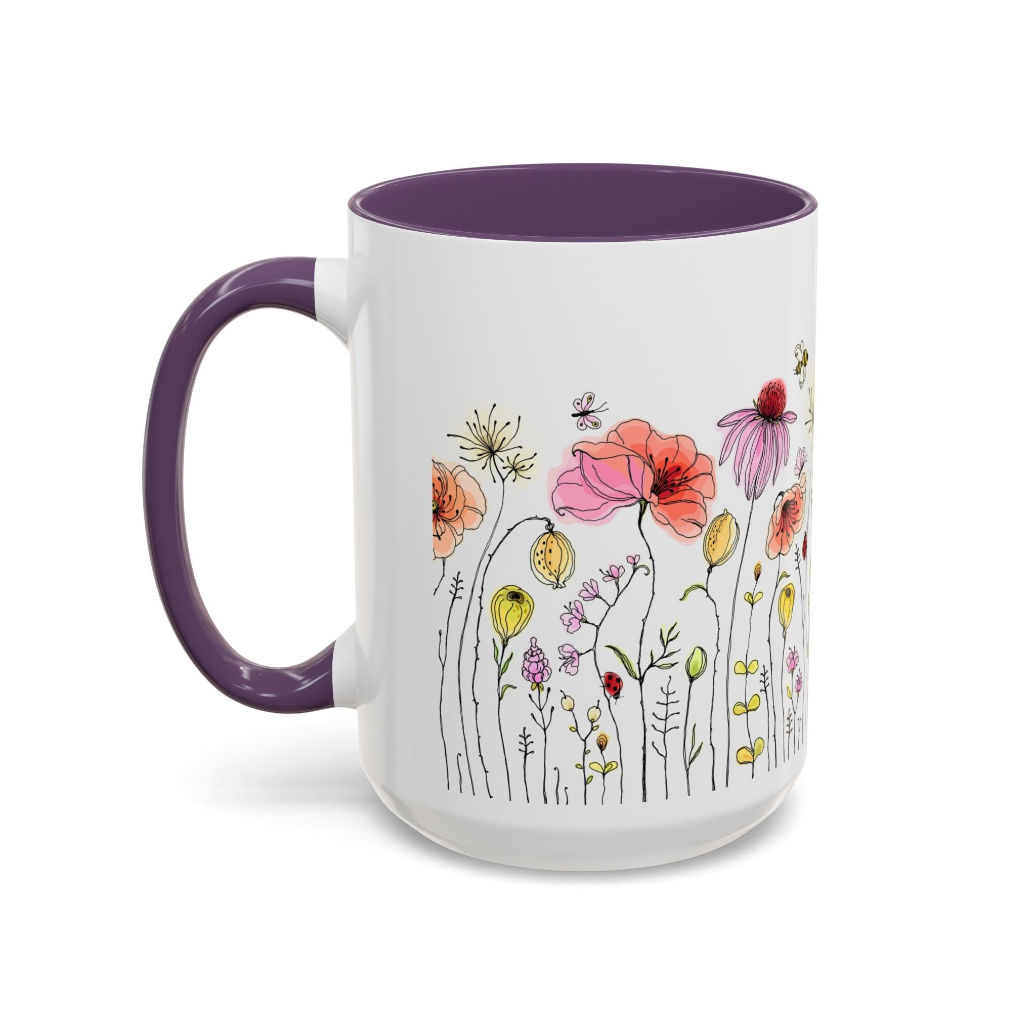 My Kid Made This Wildflower Meadow Accent Coffee Mug – Botanical Floral 11/15oz