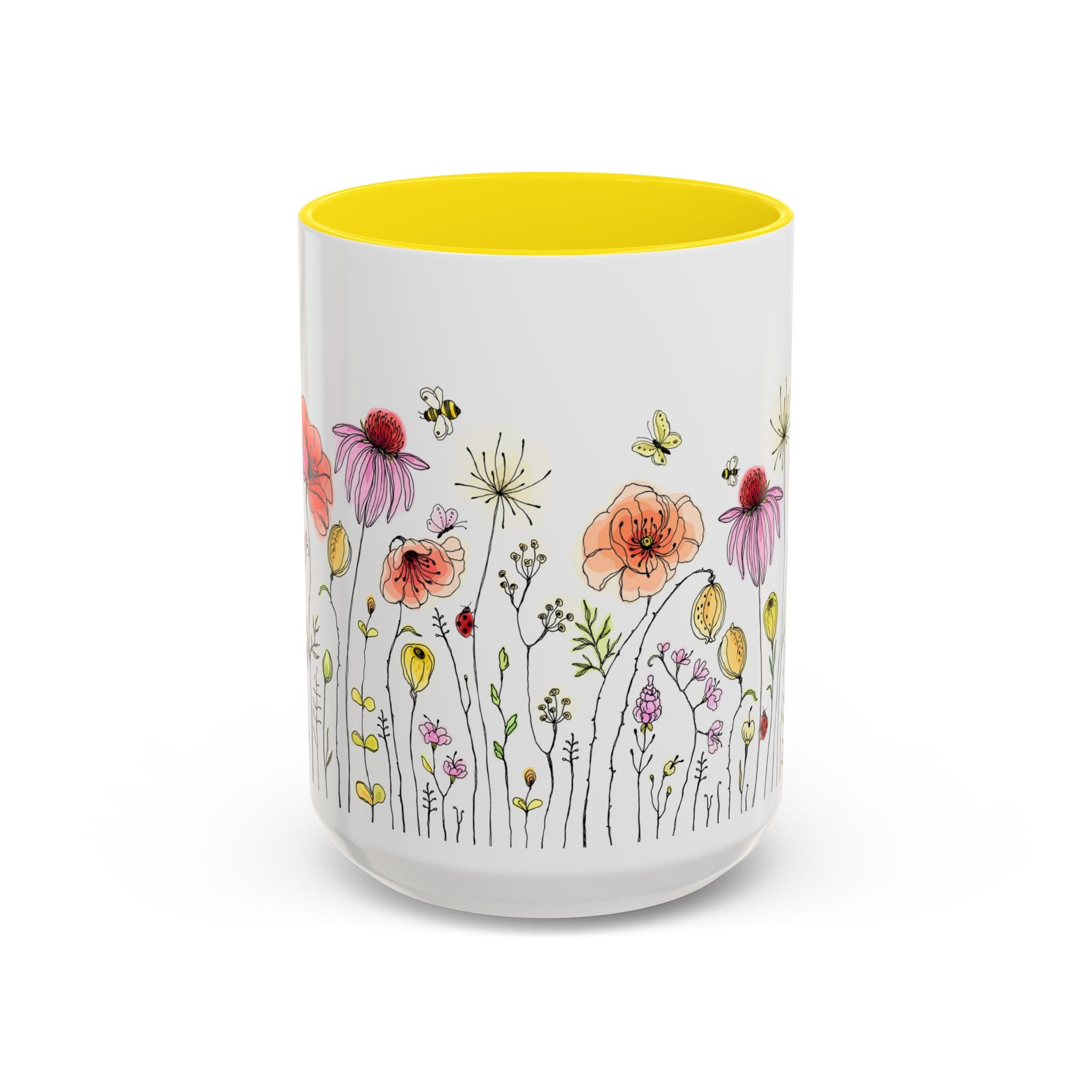 My Kid Made This Wildflower Meadow Accent Coffee Mug – Botanical Floral 11/15oz