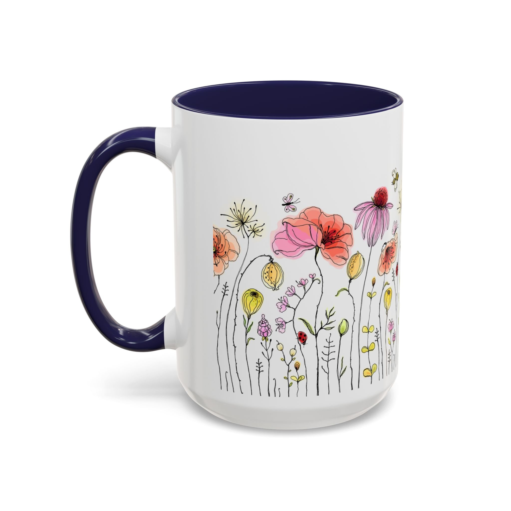 My Kid Made This Wildflower Meadow Accent Coffee Mug – Botanical Floral 11/15oz
