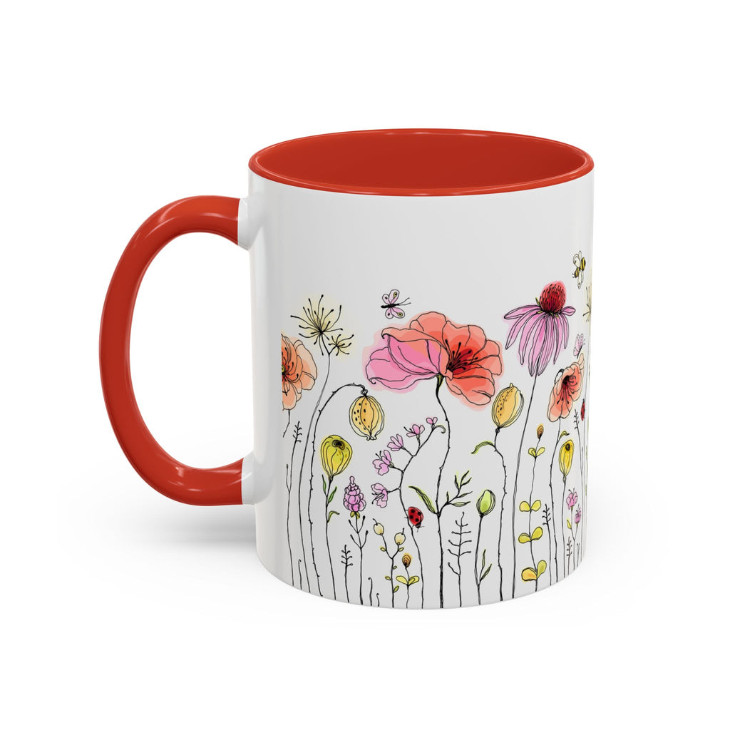 My Kid Made This Wildflower Meadow Accent Coffee Mug – Botanical Floral 11/15oz