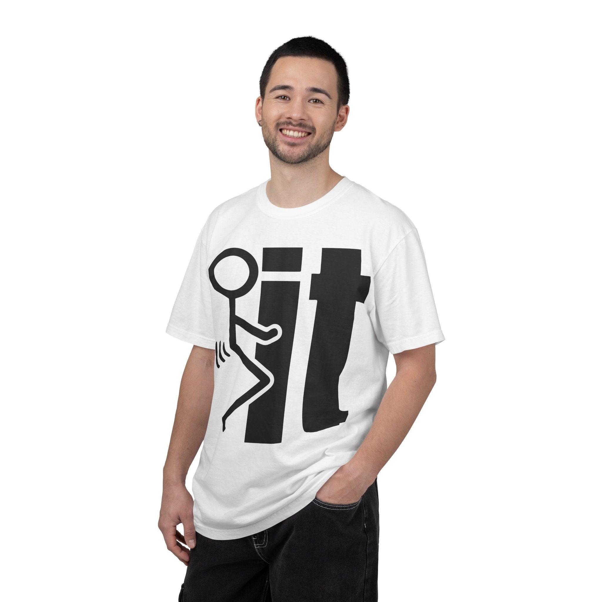 Funny 'Fook It' Graphic T-Shirt — Stick Figure Joke Tee