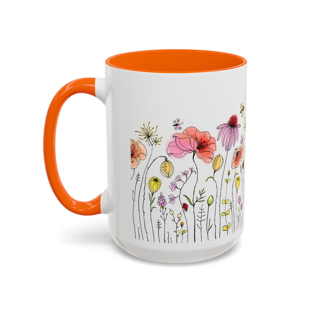 My Kid Made This Wildflower Meadow Accent Coffee Mug – Botanical Floral 11/15oz