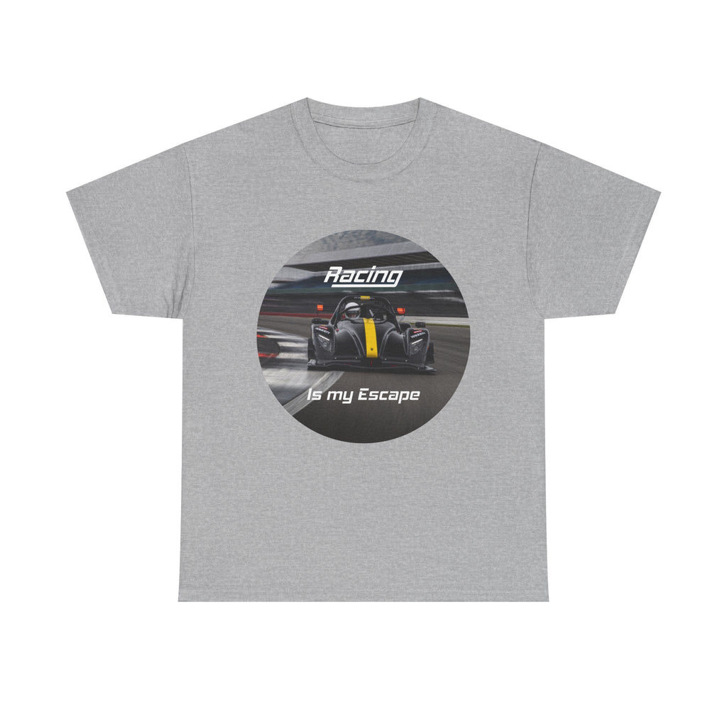 Racing Is My Escape T‑Shirt — Race Car Driver Gift Tee